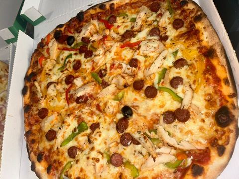 La pizza des Roches Bleues