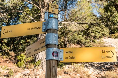 Site d'escalade - Lafare Rocher Saint-Christophe