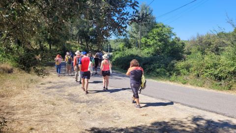 Le chemin du château de Bidaine
