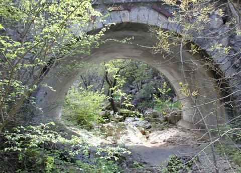 La bergerie de Peyruis par la piste de l'eau