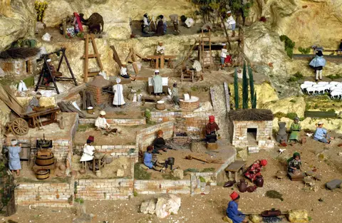 Crèche animée