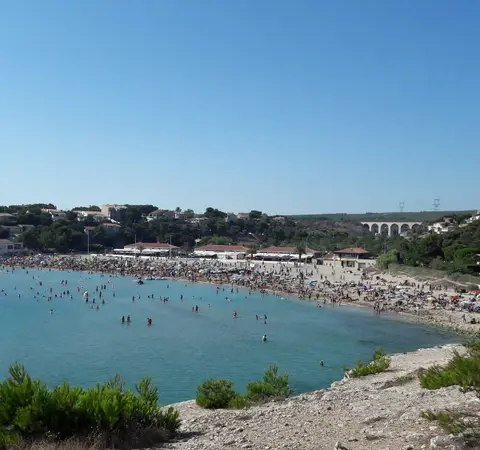 Plage du Jaï Chateauneuf les Martigues