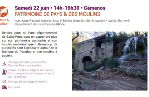 Patrimoine de pays et des moulins