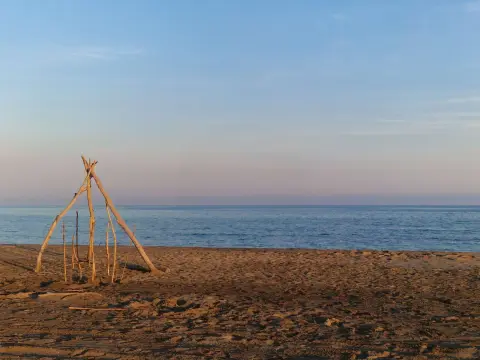 Plage de la Compagnie des Salins du Midi - accès règlementé