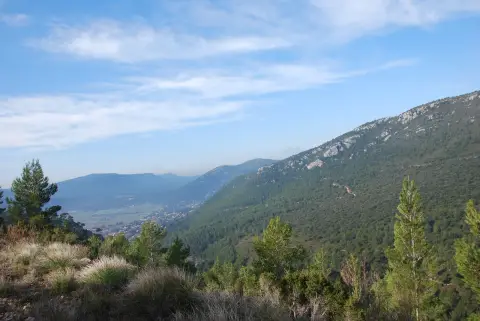 La crête de la Sainte-Baume